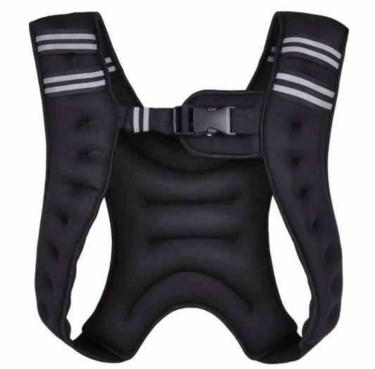 Invisible weight vest for outdoor running with sand suit design.