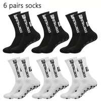 PowerStep Performance Sports Socks – Non-Slip, Cushioned, Unisex (4/5/6 Pairs)