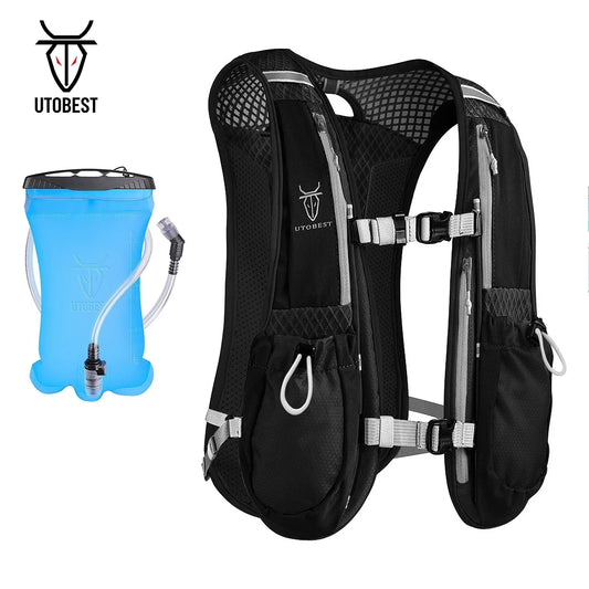UTOBEST Ultra Lightweight Trail Running Hydration Vest 5L with 1.5L Water Bladder