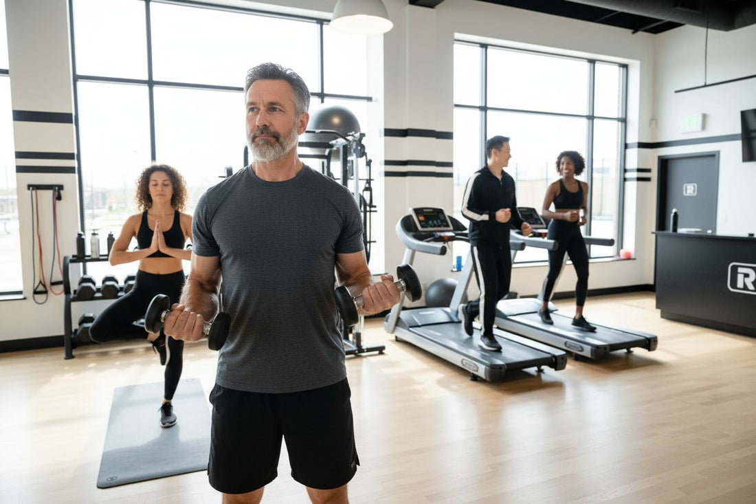 exercise after 40, healthy lifestyle, fitness benefits