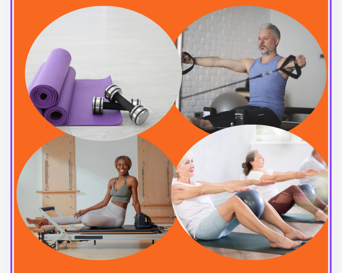 The Power of Yoga, Pilates, and Weight Training for Over 40 Wellness