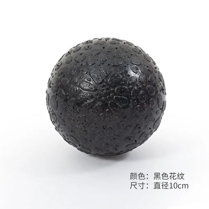 10cm Black Yoga Massage Roller Ball