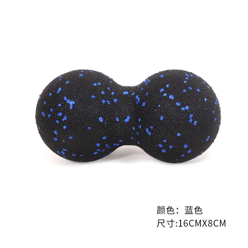 16x8cm Blue Yoga Massage Roller Ball