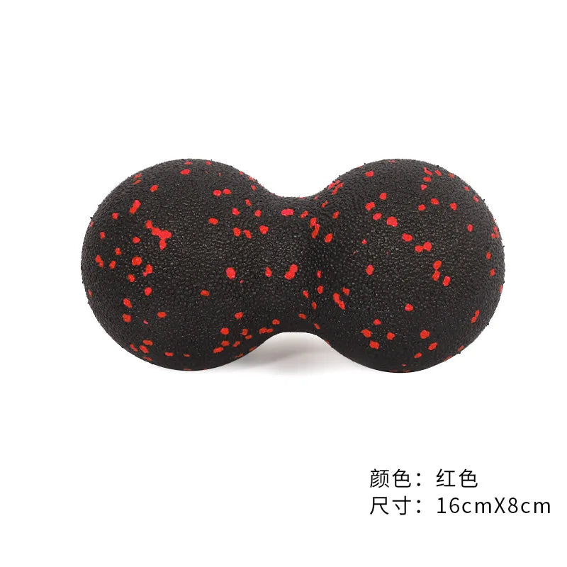 16x8cm red Yoga Massage Roller Bal