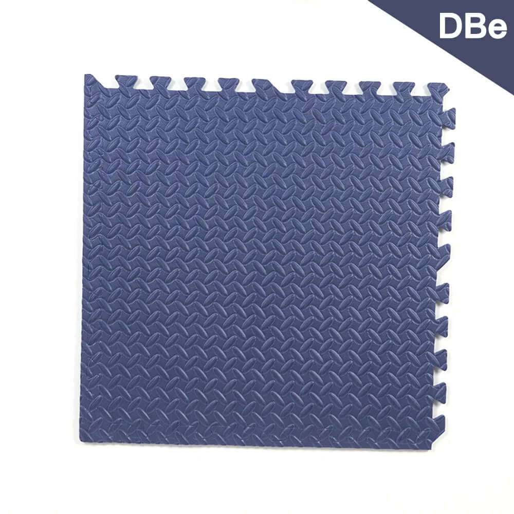 4-24PCS Gym Mat Navy Blue Interlocking Floor Mats