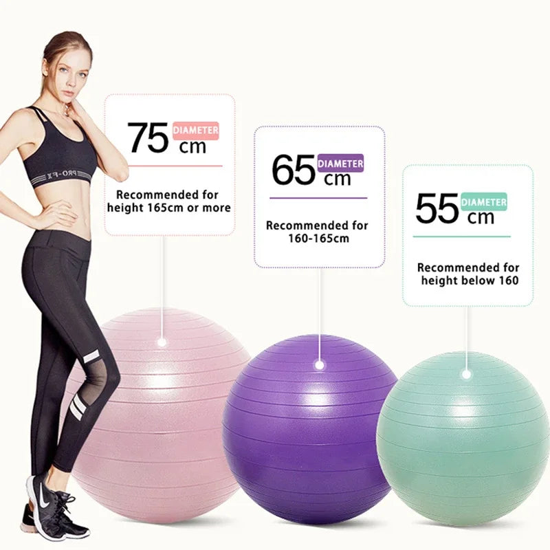 55cm 65cm 75cm Stability Exercise Balls 