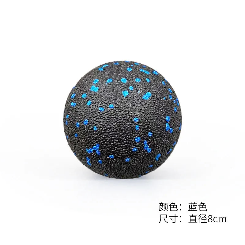 8cm Blue Yoga Massage Roller Ball