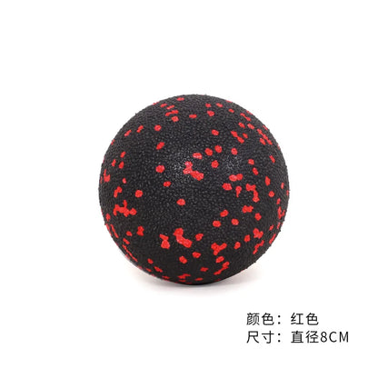 8cm Red Yoga Massage Roller Ball