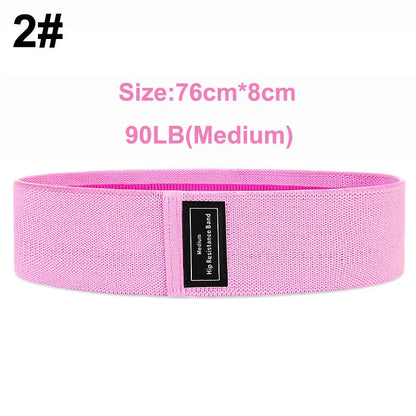 90LB Pink Hip Resistance Bands