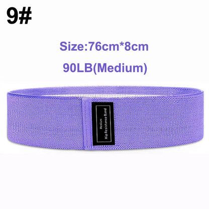 90LB Purple Medium Hip Resistance Bands