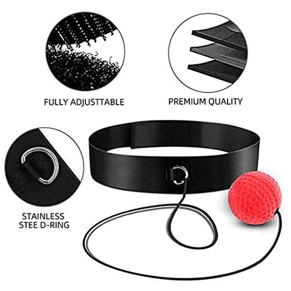 Adjustable Boxing Reflex Ball with Headband