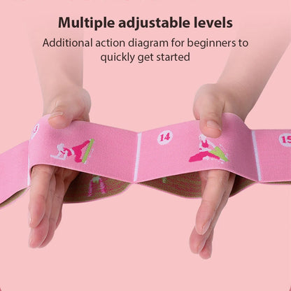 11 Grid Multi-Segment Yoga Resistance Band Beginner Dance Pilates Auxiliary Stretching Belt Adult Latin Training Elastic Bands