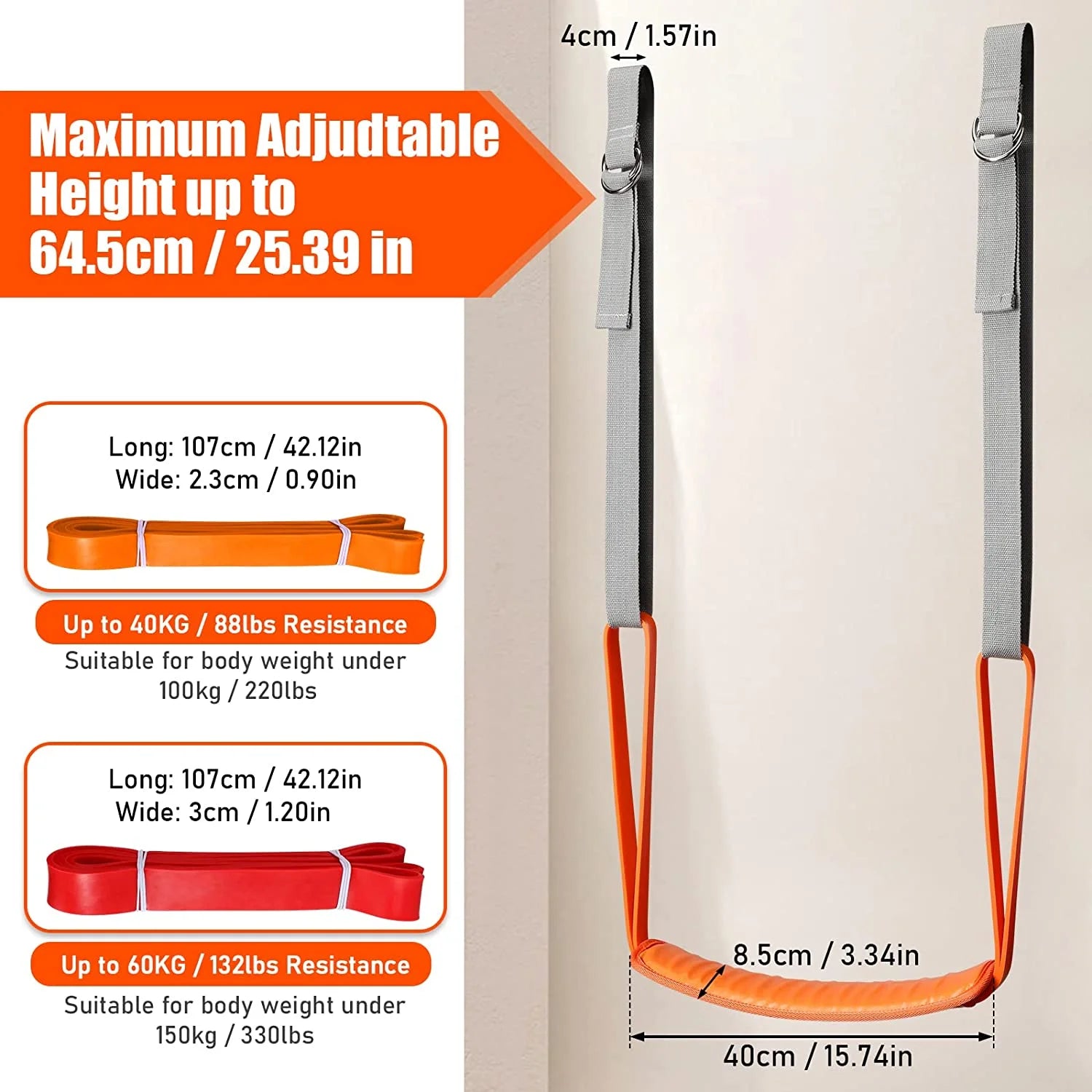 Adjustable Pull-Up Assistance Bands