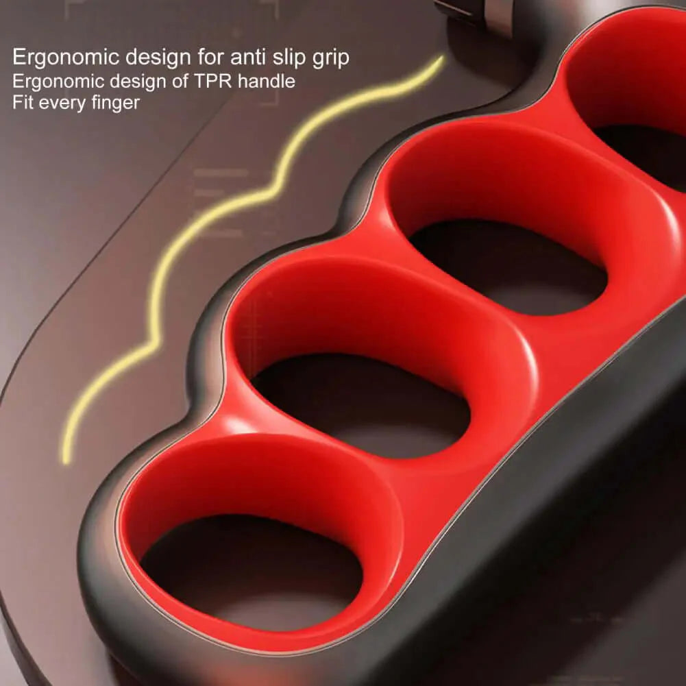 Anti slip hand grip ergonomic design of TPR handle