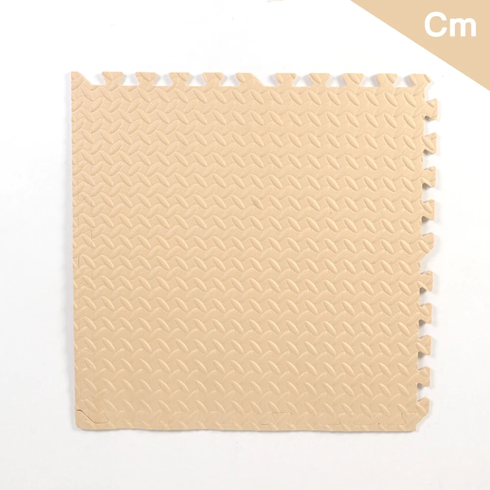 Beige Eva Gym Floor Mats