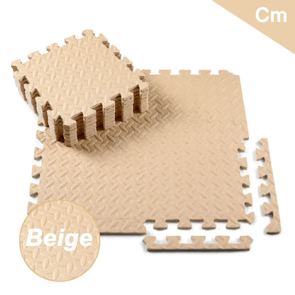 Beige yoga mat thick non slip floor mats