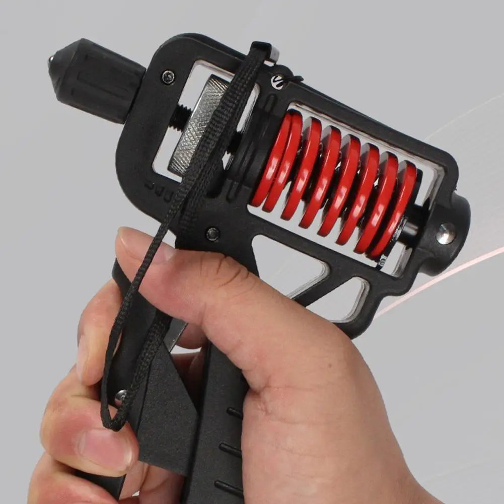 Black Hand grip strengthener with red spring