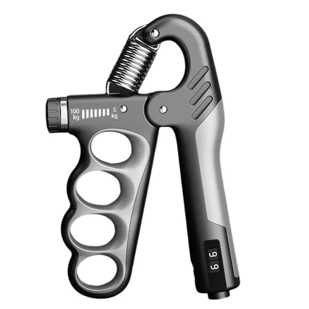 Black  Men Women Hand Grip Trainer Adjustable Strength 5-100KG