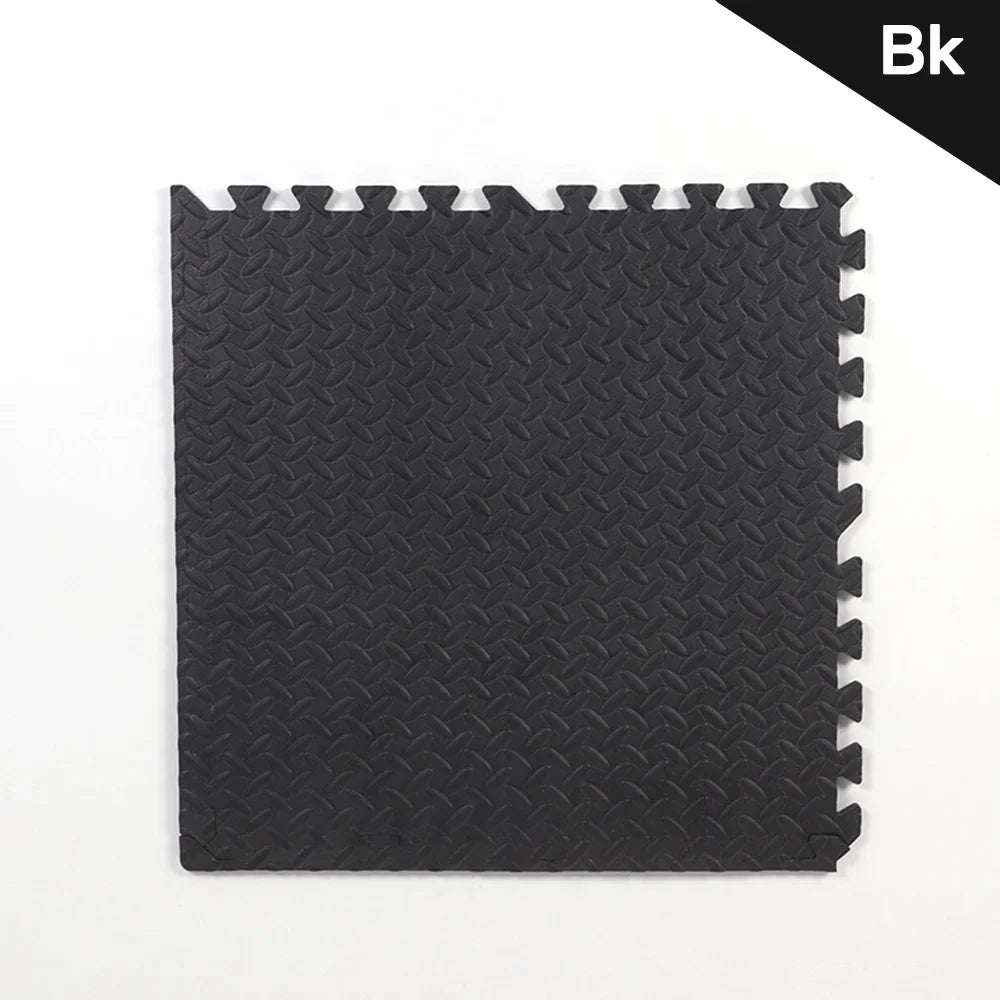 Black interlocking foam floor thick mats 