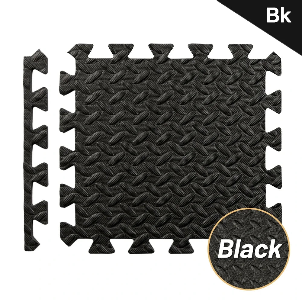 Black yoga mat thick non slip floor mats