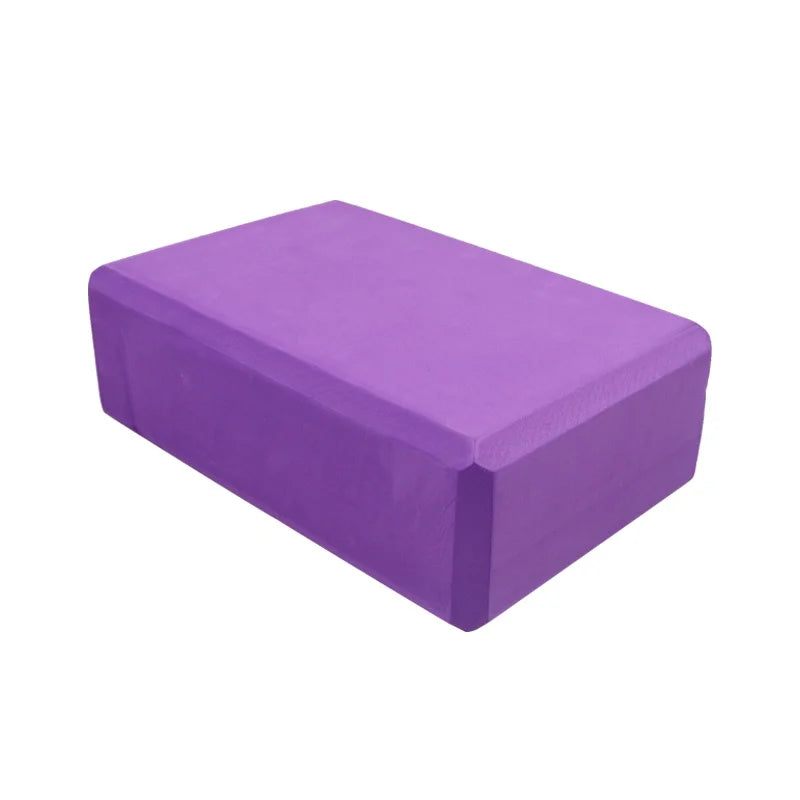 Purple-1PCS EVA Yoga Blocks Foam Brick