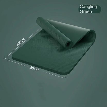 Cangling Green Anti Slip Thick Gym Mat Floor