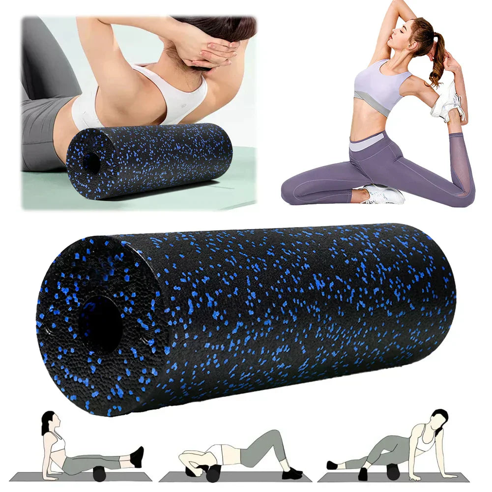 EPP foam roller for full body massage, ideal for yoga and Pilates, available in 30cm and 45cm sizes.