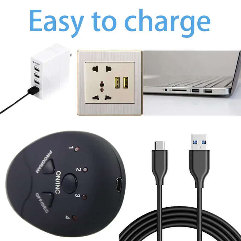 Easy to charge USB Rechargeable EMS Muscle Stimulator