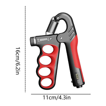 Electronic Red 5-100kg Adjustable Hand Gripper