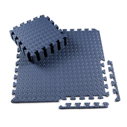 Gray interlocking EVA foam floor mats