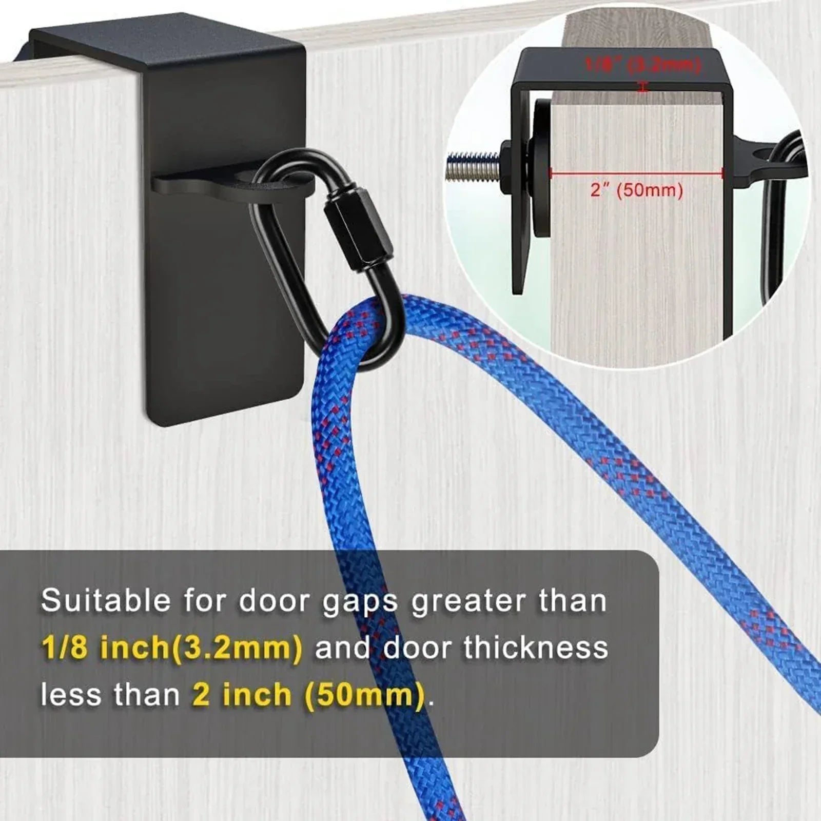Heavy-Duty Workout Door Mount Anchor