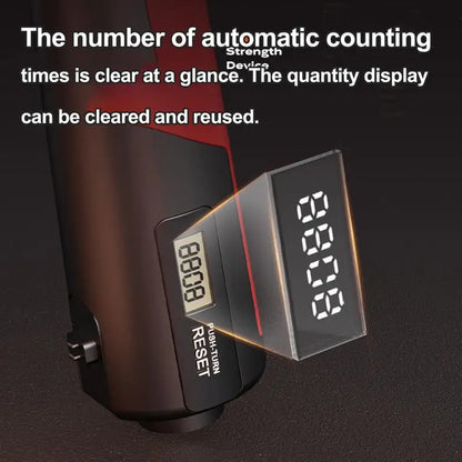 Number automatic counting hand grip