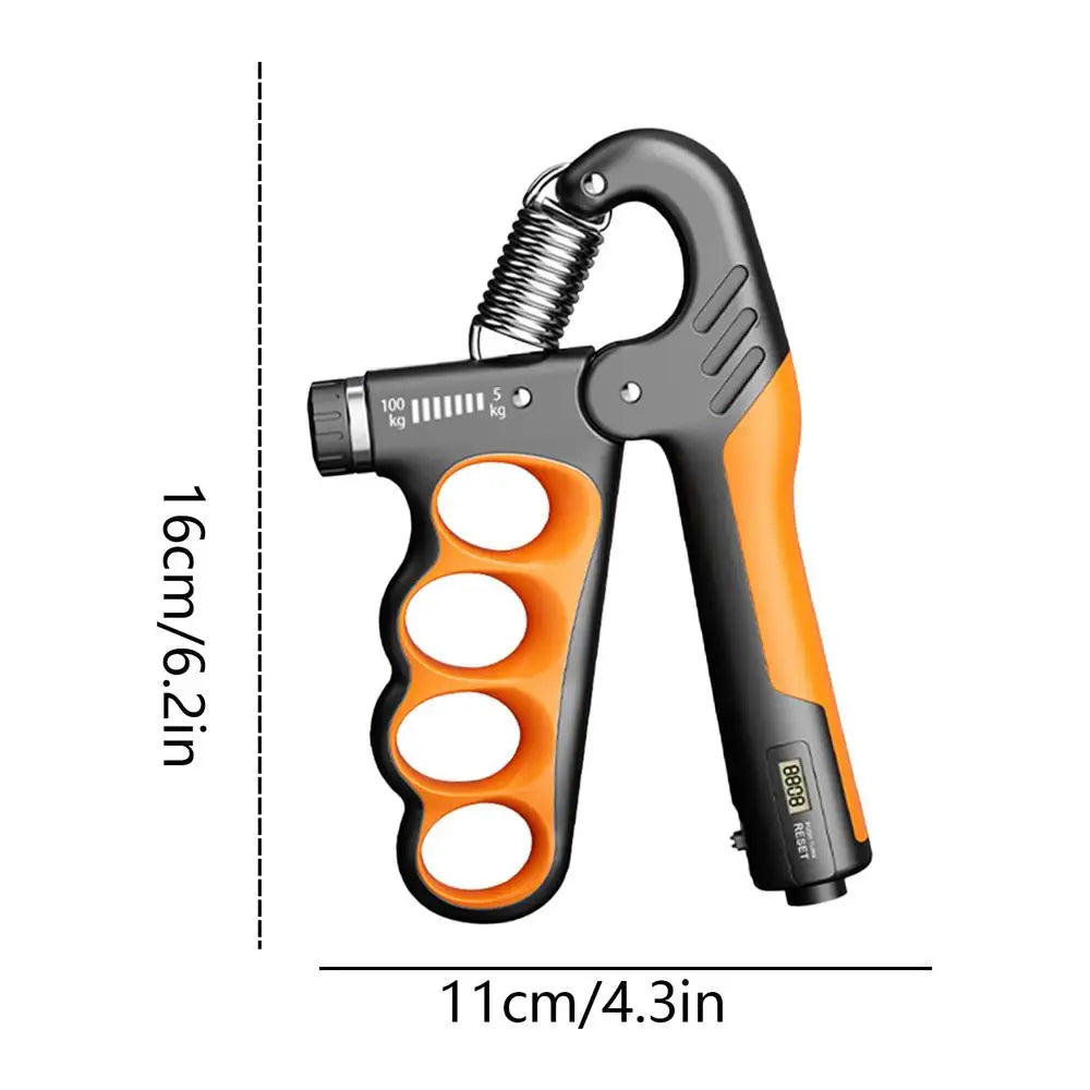 Electronic Orange 5-100kg Adjustable Hand Grip