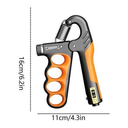 Orange 5-100kg Adjustable Hand Gripper