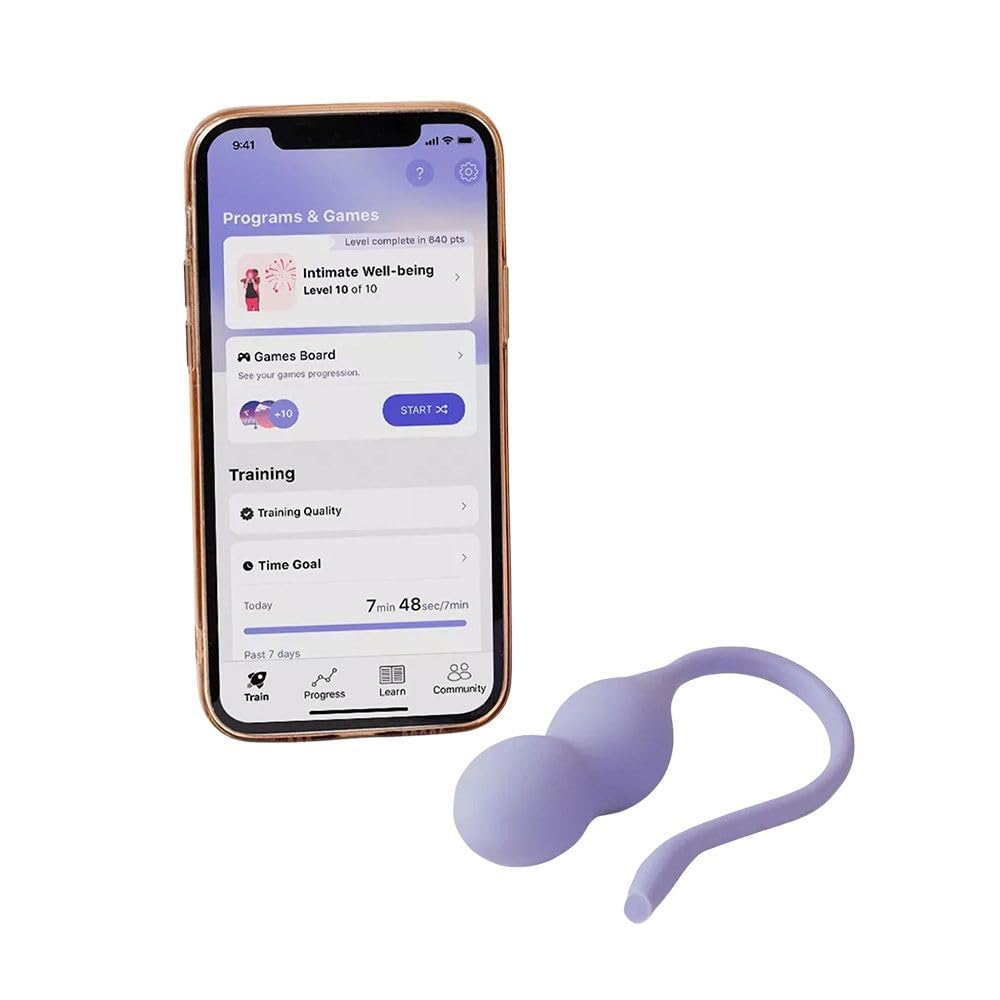 App-connected pelvic floor trainer with Perifit app for enhanced bladder control and postnatal recovery.