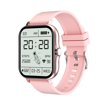 Pink Xiaomi Smart Watch Full Touch Screen