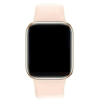 Pink smart watch answer calls 