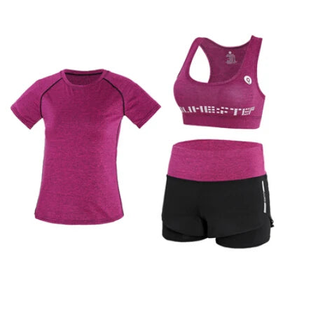 Purple Women's Yoga 3 piece set