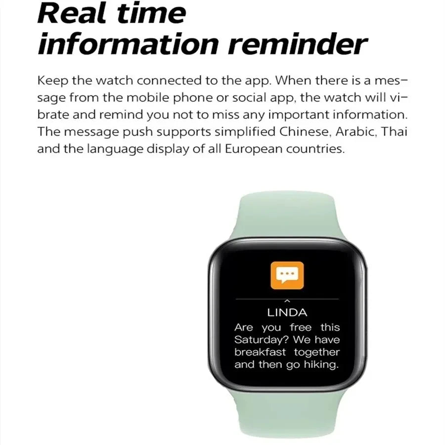 Real-time information reminder smart watch