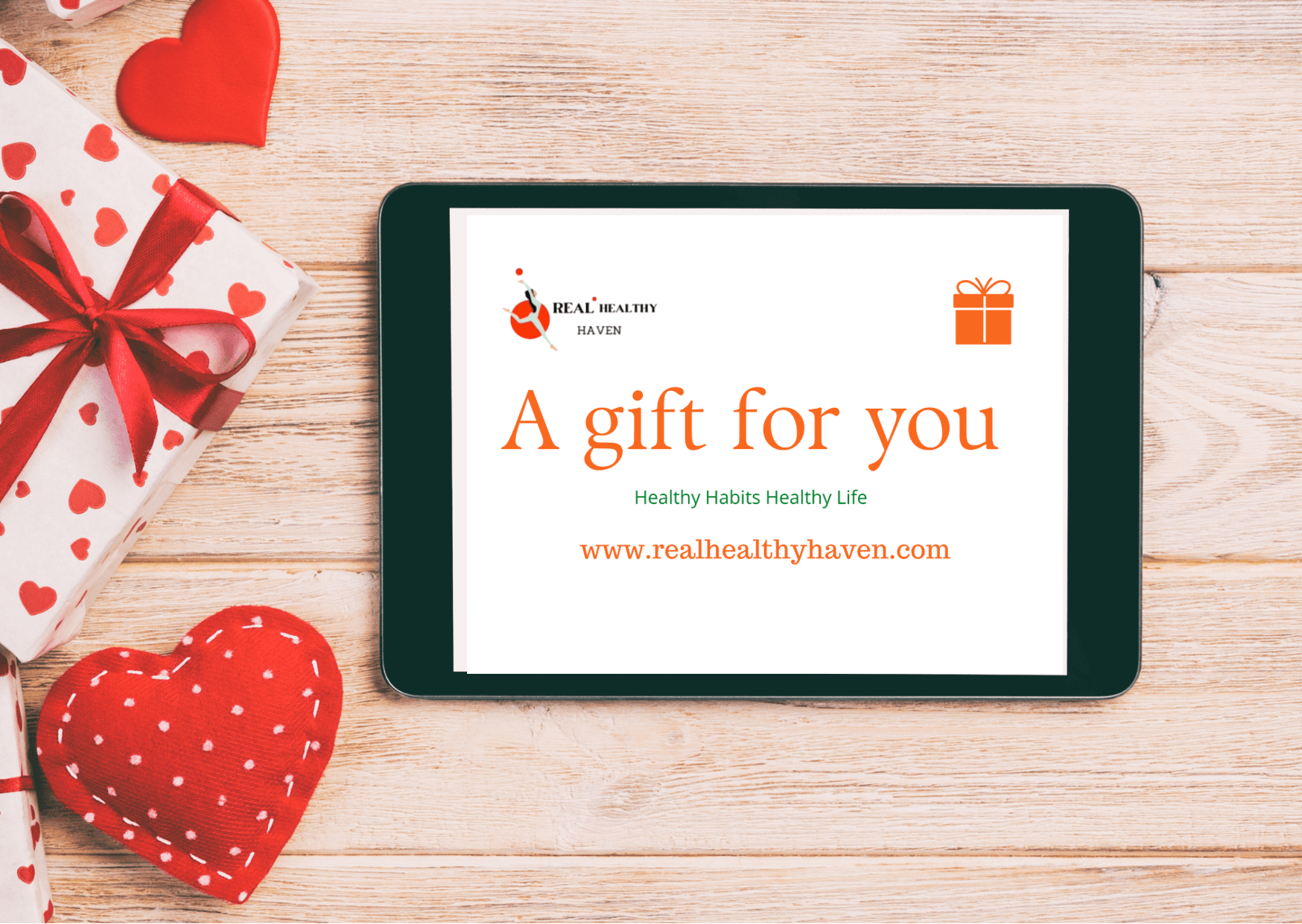 Real Healthy Haven Gift Certificate | Promote Health & Well-being