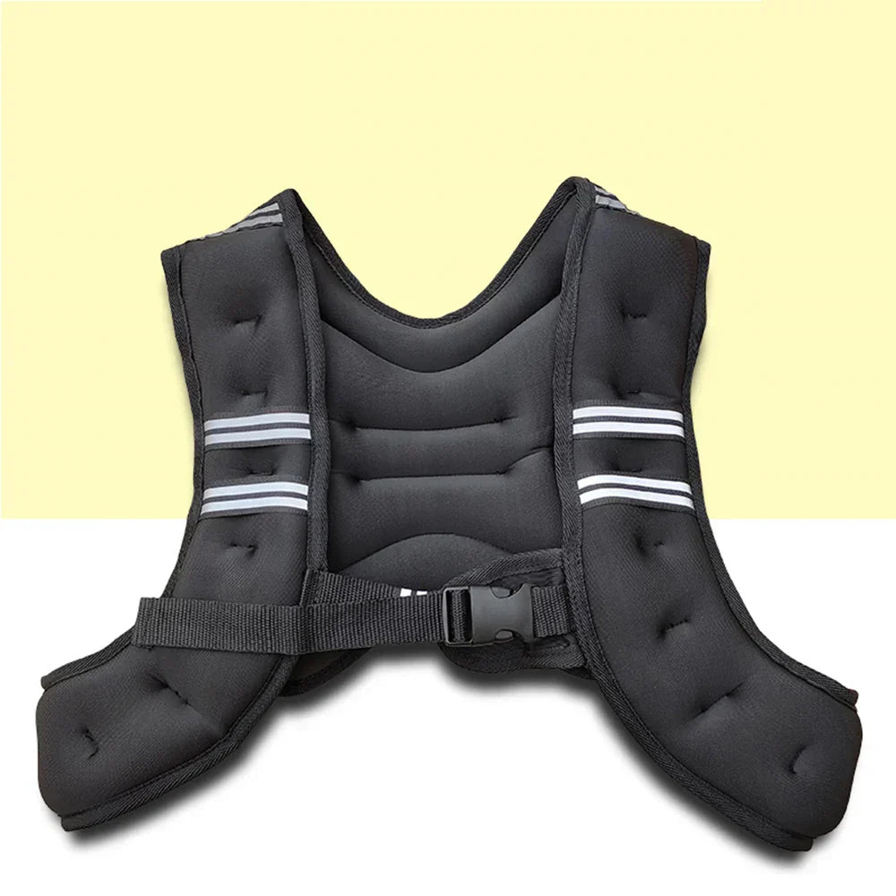 5kg weighted vest for running and fitness with sandbag design for enhanced strength training.