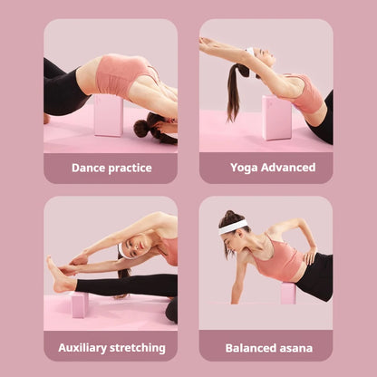 Dance Yoga Blocks - Premium Density Support Block with Extra Cushioning for Active Adults 40+