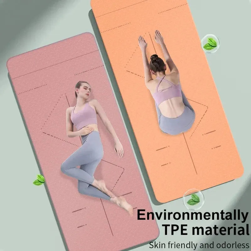 WESTTUNE Yoga Mat non-slip eco-friendly fitness exercise.