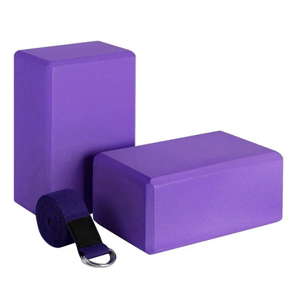 FlexSupport Pro Yoga Block & Strap Set