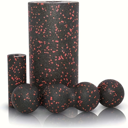 RecoverEase Pro Foam Roller Set – 5-Piece High-Density Massage Kit