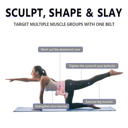 Exercise Hip Thrust Belt |Dumbbells | Kettlebells and Plates for Home Gym