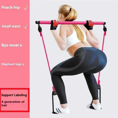 Portable Pilates Bar Kit with Resistance Band