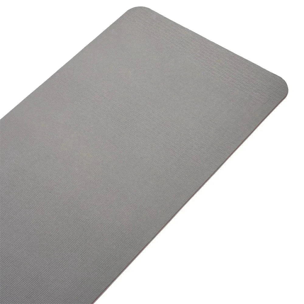 Eco-friendly TPE yoga mat for fitness, non-slip surface, ideal for yoga and Pilates.