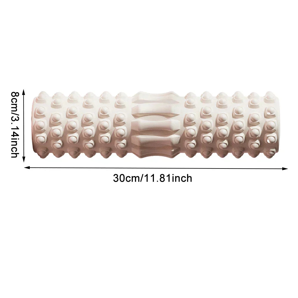 EPP foam roller for muscle massage and yoga, 30cm size.