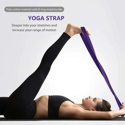 FlexSupport Pro Yoga Block & Strap Set